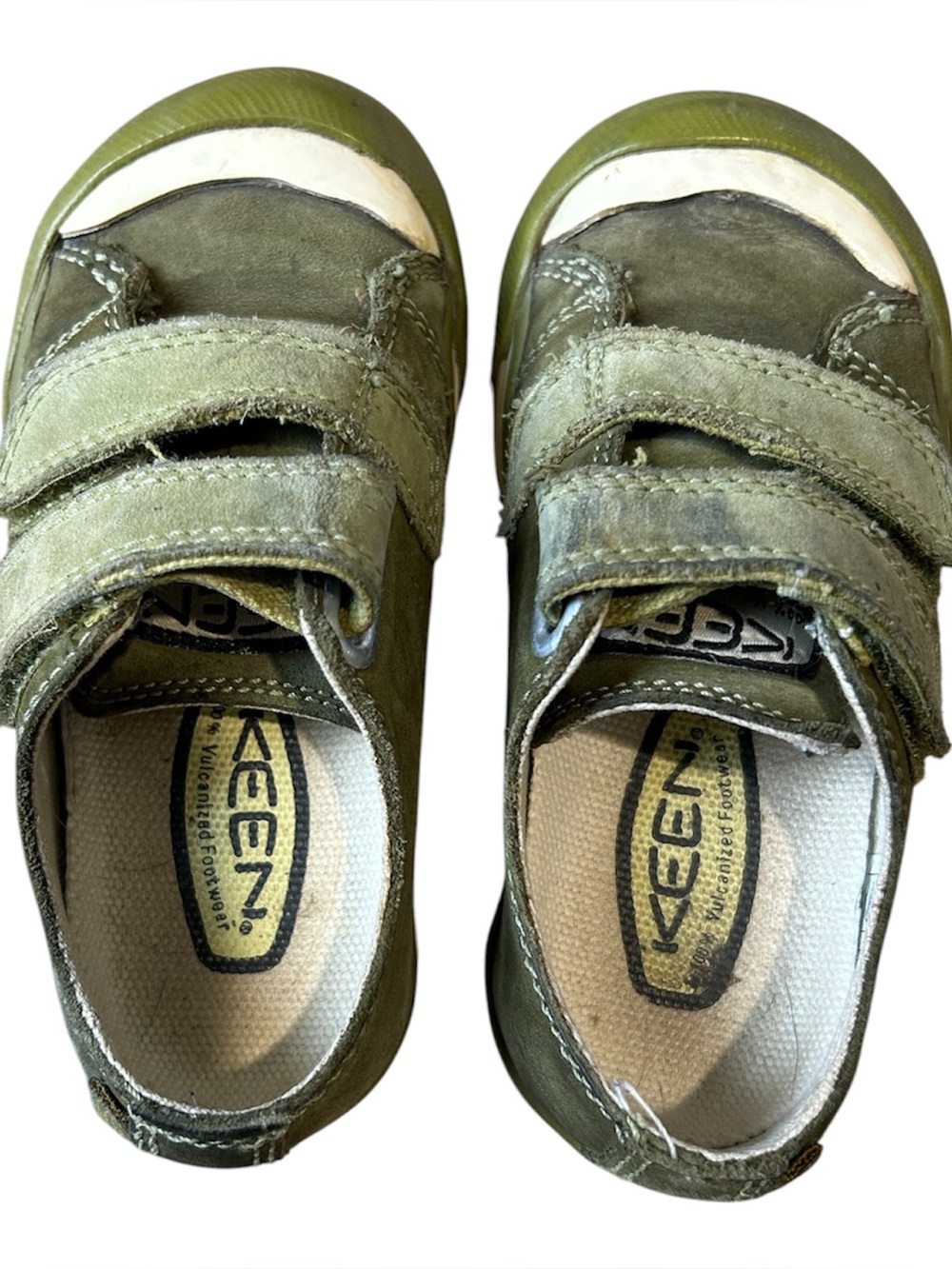 Keen Kids Olive Green Hook-and-Loop Sneakers